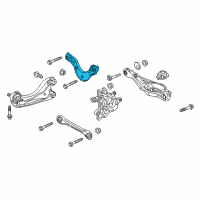 OEM 2018 Honda Accord Arm, Left Rear (Upper) Diagram - 52520-TVA-A00