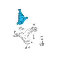 OEM 2022 Toyota Avalon Knuckle Diagram - 43212-06260
