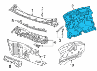 OEM 2022 Chevrolet Bolt EUV Insulator Diagram - 42778881