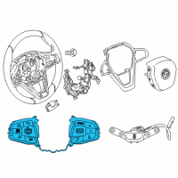 OEM BMW X3 Multifunct Steering Wheel Switch Diagram - 61-31-9-363-436