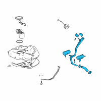 OEM Chevrolet Impala Filler Pipe Diagram - 22944783