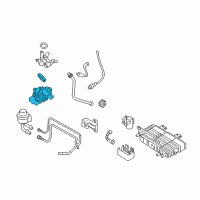 OEM Lincoln Zephyr EGR Valve Diagram - 6E5Z-9D475-BA