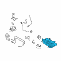 OEM 2012 Ford Fusion Canister Diagram - 9E5Z-9D653-C