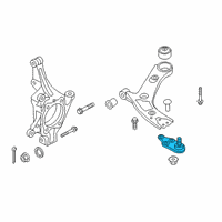 OEM 2021 Hyundai Palisade Ball Joint Assembly-LWR Arm Diagram - 54530-S1000