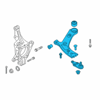 OEM 2020 Kia Telluride Arm Complete-Fr LWR, Diagram - 54501S8100