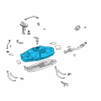 OEM 2003 Toyota Tacoma Fuel Tank Diagram - 77001-04170