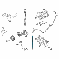 OEM 2018 Ford F-150 Dipstick Diagram - FL3Z-6750-A