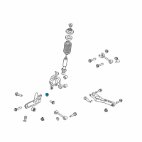 OEM 2020 Ford Police Responder Hybrid U-Bolt Nut Diagram - -W520216-S441