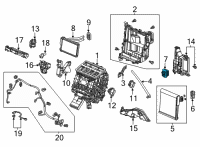 OEM 2018 Acura TLX Transistor Assembly Diagram - 79330-TZ3-A01