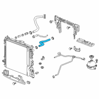 OEM 2018 Cadillac XT5 Upper Hose Diagram - 23253702