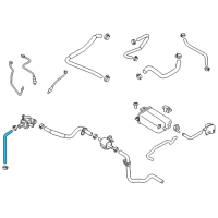 OEM 2017 Nissan Titan XD Fuel Evaporation Control Hose Diagram - 14912-EZ37A