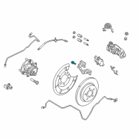OEM 2017 Ford Focus Caliper Support Bolt Diagram - -W716649-S439