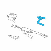 OEM 2006 Dodge Magnum Catalytic Converter Diagram - 4578357AA