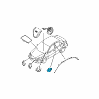 OEM 2009 Hyundai Accent Sensor Assembly-Side Impact Diagram - 95920-2F100