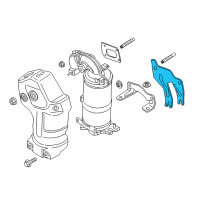 OEM 2019 Chevrolet Malibu Lower Bracket Diagram - 84032837