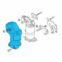 OEM 2018 Chevrolet Malibu Heat Shield Diagram - 55493514