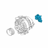 OEM 2013 BMW 128i Voltage Regulator Diagram - 12-31-7-561-939