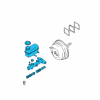 OEM 2003 Hyundai Santa Fe Cylinder Assembly-Brake Master Diagram - 59110-26000