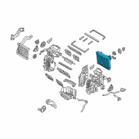 OEM Hyundai Evaporator Assembly Diagram - 97139-F2000