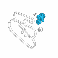 OEM 2015 BMW X5 Mechanical Belt Tensioner Diagram - 11-28-7-823-199