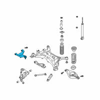 OEM 2007 Nissan Murano Arm Assy-Rear Suspension, Rh Diagram - 55501-CA00A