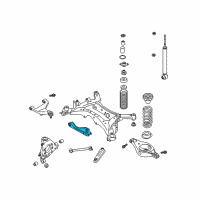 OEM 2007 Nissan Murano Link Complete-Lower, Rear Suspension R Diagram - 551A0-CC40A