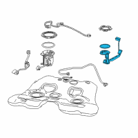 OEM 2014 Chevrolet Caprice Fuel Gauge Sending Unit Diagram - 13592332