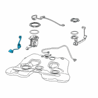 OEM 2012 Chevrolet Camaro Fuel Gauge Sending Unit Diagram - 13592329