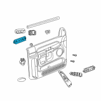 OEM Dodge Ram 1500 Switch-Power Seat Diagram - 56049776AA