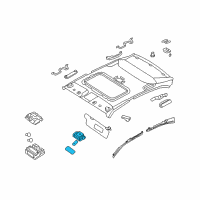 OEM Kia Optima Lamp Assembly-Room Diagram - 928702G500J7