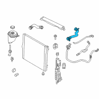 OEM 2016 BMW X5 Line, Cylinder Head-Radiator Diagram - 17-12-8-514-218