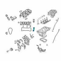 OEM Jeep Wrangler Tube-Oil Filler Diagram - 68051838AC