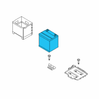 OEM 2011 Kia Rio5 Batteries Diagram - 371102G600