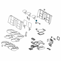 OEM 2013 Lexus GS450h Control Sub-Assy, Seat Heater Diagram - 87501-30020