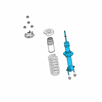 OEM Ford Ranger Shock Diagram - KB3Z-18124-D