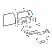 OEM 2003 Toyota Sequoia Support Cylinder Diagram - 68905-09020