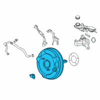 OEM 2020 Toyota Yaris Booster Diagram - 44610-WB002