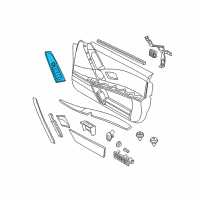 OEM 2007 BMW 525i Door Window Switch Left Diagram - 61-31-6-951-904