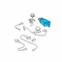 OEM 2003 Toyota Tacoma Vapor Canister Diagram - 77740-35470