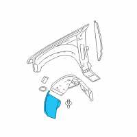 OEM Ford Explorer Sport Trac Extension Diagram - 6L2Z-16185-AA