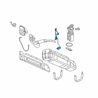 OEM 2007 GMC Sierra 1500 Classic Fuel Gauge Sending Unit Diagram - 88965379