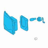 OEM Chevrolet Cruze Limited Back Up Lamp Assembly Diagram - 95389371