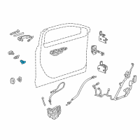 OEM 2017 Chevrolet Silverado 1500 Control Rod Diagram - 13590042