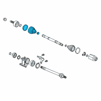 OEM Honda Accord Boot Set, Outboard (Ntn) Diagram - 44018-TLZ-H01