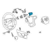 OEM Chevrolet Silverado 1500 LD Radio Switch Diagram - 13540156