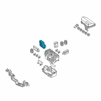 OEM Honda Accord Relay Unit Diagram - 38254-TA0-A01