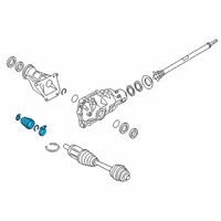 OEM 2020 BMW X6 Repair Kit Bellows, Interior Diagram - 31-60-8-680-223