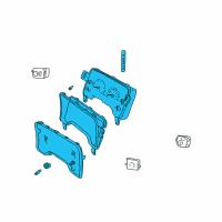 OEM 2001 Dodge Dakota Cluster Diagram - 56045549AH