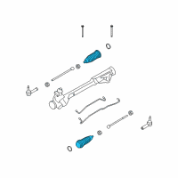 OEM 2011 Lincoln MKS Boot Diagram - 8G1Z-3K661-A