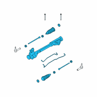 OEM 2009 Lincoln MKS Gear Assembly Diagram - 8A5Z-3504-GRM